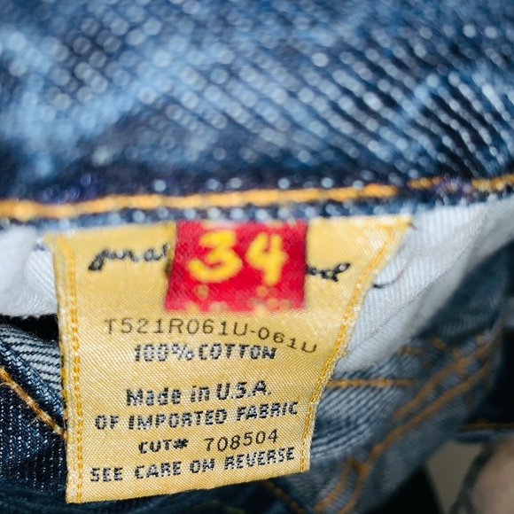 Sold! 7 FOR ALL MANKIND RELAXED BUTTON FLY JEANS - Picture 6 of 8